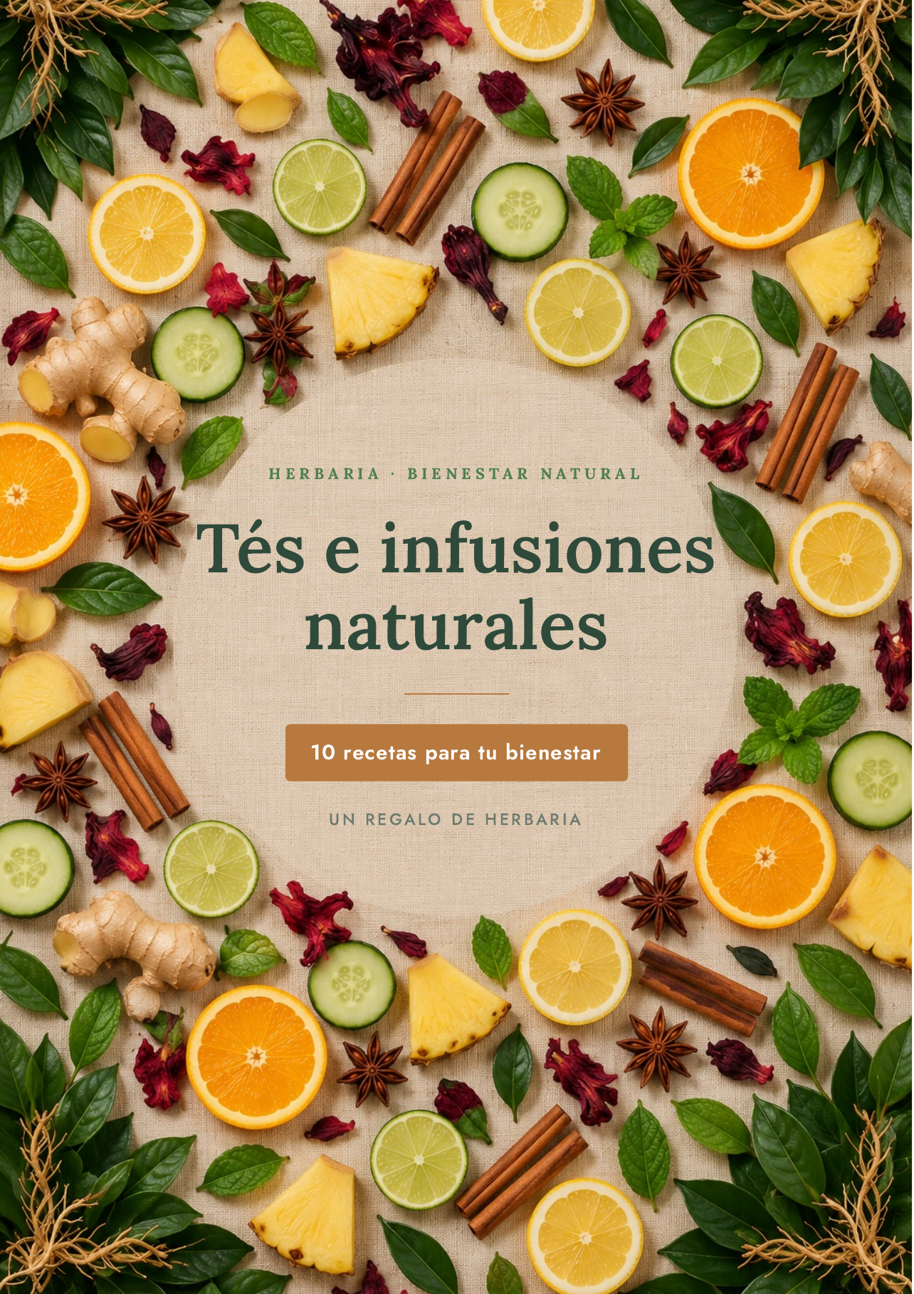 Portada del e-book Tés e infusiones naturales